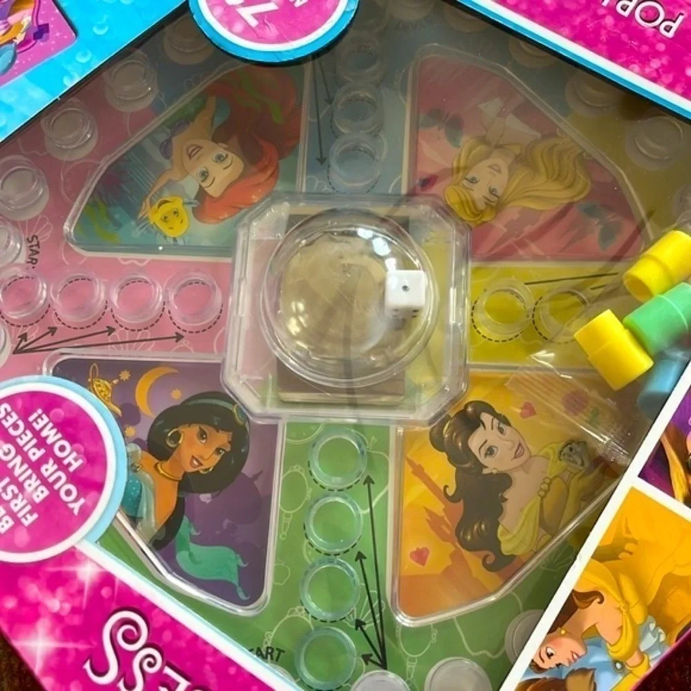 Brand New Disney Princess Pop Up Game & Memory Match Game Ariel Belle Jasmine